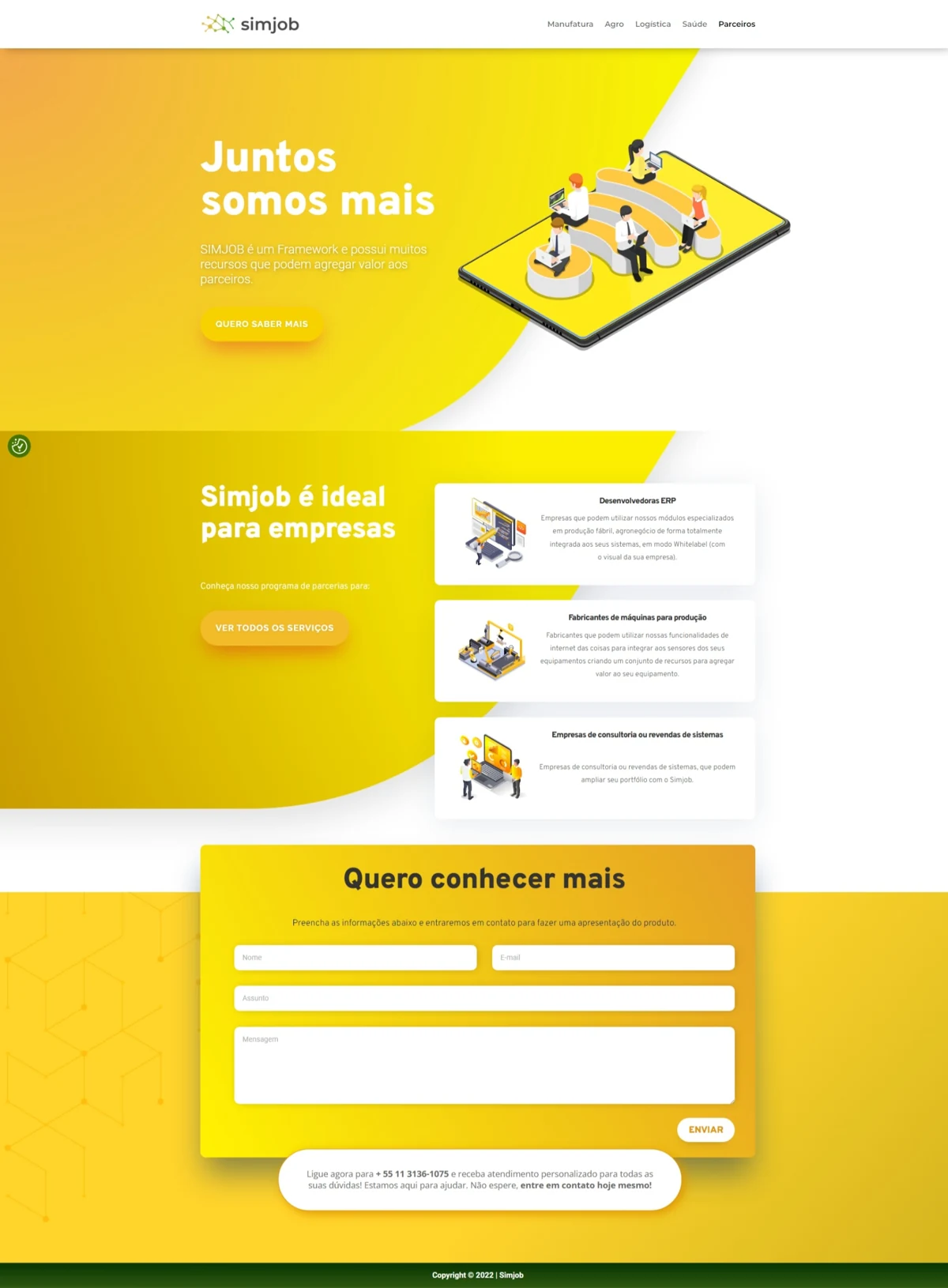 Seleção de trabalho: Simjob